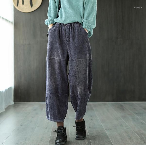 women pants 2020 autumn winter retro corduroy all-match trousers ladies new elastic waist casual loose vintage pants1, Black;white
women pants 2020 autumn winter retro corduroy all-match trousers ladies new elastic waist casual loose vintage pants1, Black;white