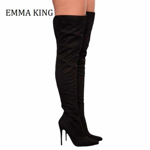 boots 2021 autumn winter women thigh high faux suede stiletto heels booties long back zipper shoes botas de mujer1, Black
boots 2021 autumn winter women thigh high faux suede stiletto heels booties long back zipper shoes botas de mujer1, Black