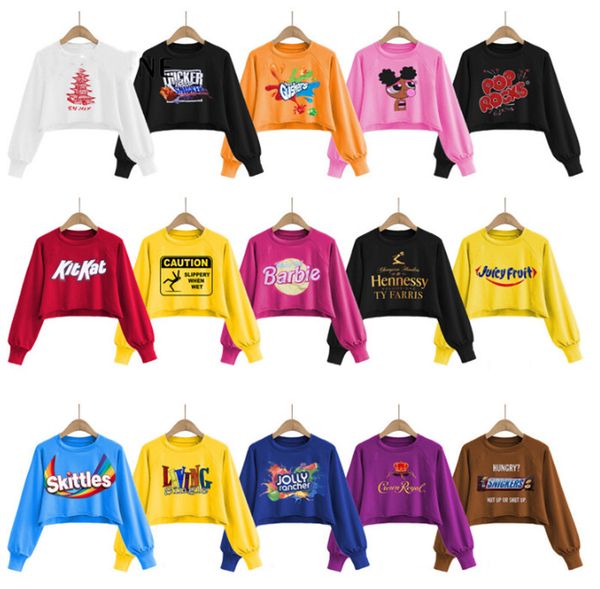 women short hoodies jumper warm sweatshirts female pink cropped fall winter candy pattern loose pullover clothes top, Black
women short hoodies jumper warm sweatshirts female pink cropped fall winter candy pattern loose pullover clothes top, Black