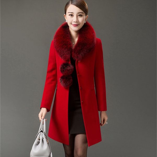 2021 new women jackets winter thick wool long jacket plus size 5xl 6xl fur collar of fake women's coat kj244 f53o, Black;brown
2021 new women jackets winter thick wool long jacket plus size 5xl 6xl fur collar of fake women's coat kj244 f53o, Black;brown