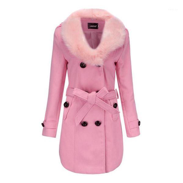 2019 women's woolen coat winter long fur collar double-breasted belt double-sided woolen coat ladies fashion 5xl1, Black
2019 women's woolen coat winter long fur collar double-breasted belt double-sided woolen coat ladies fashion 5xl1, Black