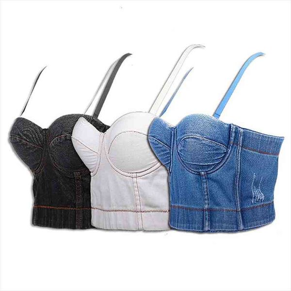 women denim camisole crop adjustable shoulder strap vest non-slip steel ring camis for female ladies summer, White
women denim camisole crop adjustable shoulder strap vest non-slip steel ring camis for female ladies summer, White