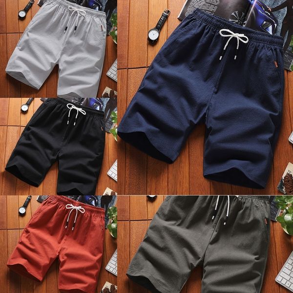 6alpb summer men's casual capris cotton hemp youth casual shorts cotton and linen and shorts solid students versatile color dnr8o, Blue
6alpb summer men's casual capris cotton hemp youth casual shorts cotton and linen and shorts solid students versatile color dnr8o, Blue