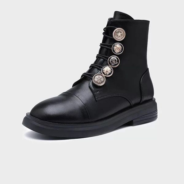boots fashion zipper flat shoes woman high heel platform pu leather metal buckle elastic women ankle size 35-40, Black
boots fashion zipper flat shoes woman high heel platform pu leather metal buckle elastic women ankle size 35-40, Black