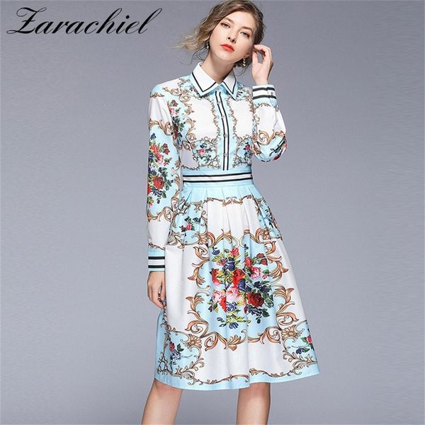 2020 new autumn fashion runway dress women's long sleeve charming flower print striped a line pleated holiday casual shirt dress lj2008, Black;gray
2020 new autumn fashion runway dress women's long sleeve charming flower print striped a line pleated holiday casual shirt dress lj2008, Black;gray