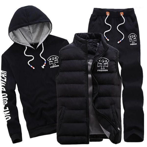 amberheard fashion winter sporting suit men set hoodie+vest+pants sportswear 3 piece sweatshirt coat tracksuit s clothes1, Gray
amberheard fashion winter sporting suit men set hoodie+vest+pants sportswear 3 piece sweatshirt coat tracksuit s clothes1, Gray