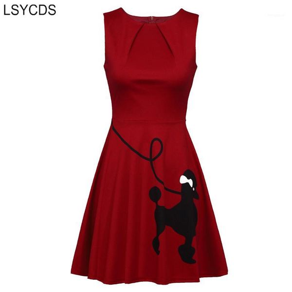 lsycds summer dress ruched neckline sleeveless dog print cute dress women a line casual dresses1, Black;gray
lsycds summer dress ruched neckline sleeveless dog print cute dress women a line casual dresses1, Black;gray