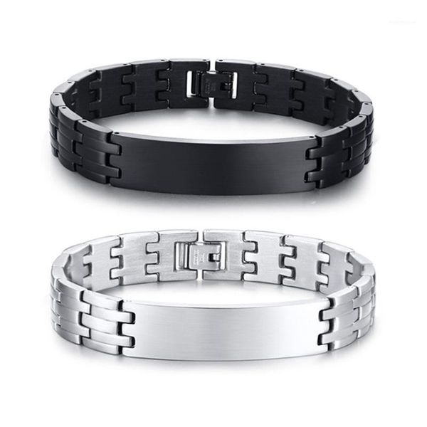 other bracelets silver color / black stainless steel identification personalized id for men bar bangle casual jewelry1, Golden;silver
other bracelets silver color / black stainless steel identification personalized id for men bar bangle casual jewelry1, Golden;silver
