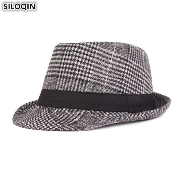 siloqin british fashion retro men's fedoras hat new winter thick warm jazz hats for men middle-aged dad snapback cap winter caps1, Blue;gray
siloqin british fashion retro men's fedoras hat new winter thick warm jazz hats for men middle-aged dad snapback cap winter caps1, Blue;gray