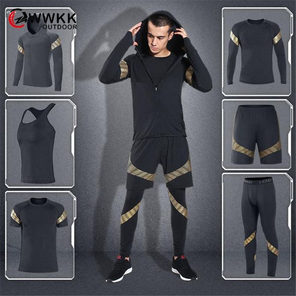 yoga outfits men 6 pieces set t shirt+vest+hooded coats+short+trousers male quick dry style fashion sportswear fitness tracksuit, White;red
yoga outfits men 6 pieces set t shirt+vest+hooded coats+short+trousers male quick dry style fashion sportswear fitness tracksuit, White;red