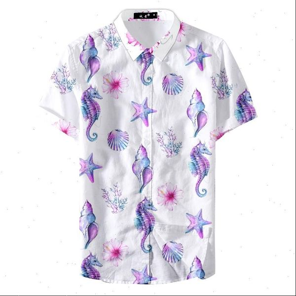 2021 summer camisa hombre manga corta shell cute printing casual shirt drop shipping good quality man clothes, White;black
2021 summer camisa hombre manga corta shell cute printing casual shirt drop shipping good quality man clothes, White;black