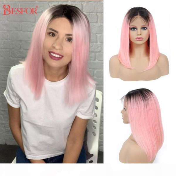 colored bob wig short lace front human hair wigs ombre 1b black root colorful cosplay pre plucked glueless with baby hair, Black;brown
colored bob wig short lace front human hair wigs ombre 1b black root colorful cosplay pre plucked glueless with baby hair, Black;brown