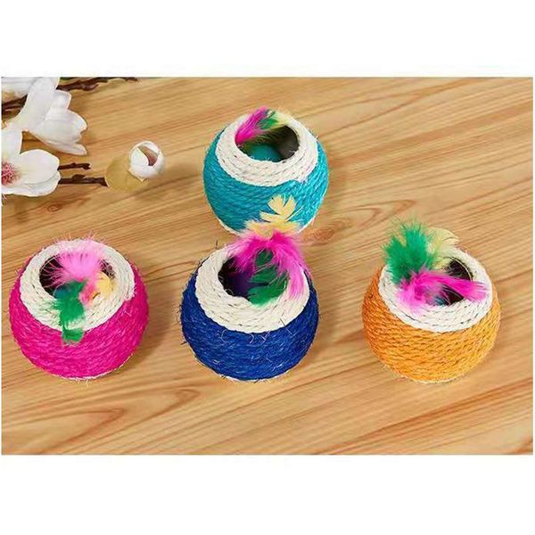 cat toy 2-hole fake feather sisal cat toy cat rope ball catch ball interactive toy colorful feather kit jllxqj
cat toy 2-hole fake feather sisal cat toy cat rope ball catch ball interactive toy colorful feather kit jllxqj