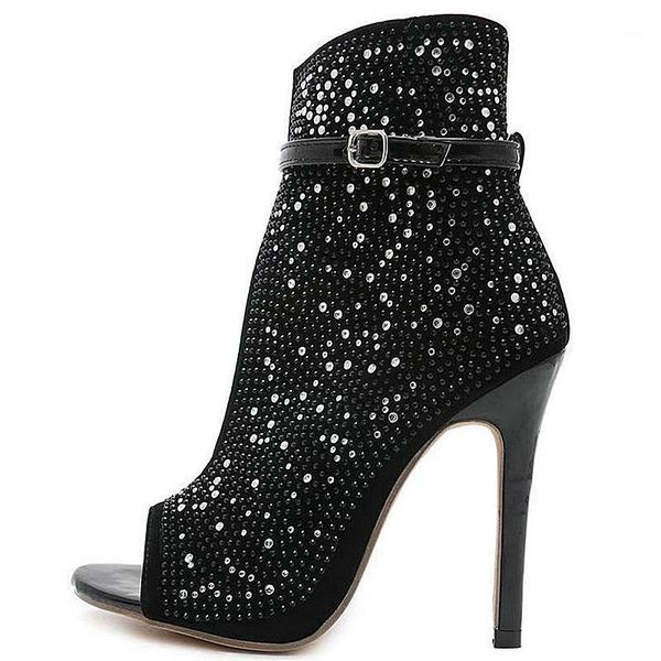 sandals 2021 fashion woman's boots black peep toe women shoes high heel ladies party heels1
sandals 2021 fashion woman's boots black peep toe women shoes high heel ladies party heels1