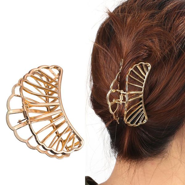 hair clips & barrettes 2021 large metal geometric claw clamps fan shape clip fashion alloy pins accessories girl jewelry, Golden;silver
hair clips & barrettes 2021 large metal geometric claw clamps fan shape clip fashion alloy pins accessories girl jewelry, Golden;silver
