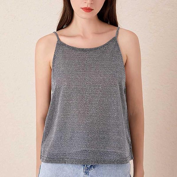 2020 summer women casual bottoming shirt sleeveless round neck solid color bright silk comfortable suspenders female tank, White
2020 summer women casual bottoming shirt sleeveless round neck solid color bright silk comfortable suspenders female tank, White