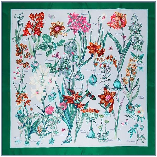 pobing 100% silk scarf floral print woman scarves&wraps square foulards big hijab lady neckerchief female headband 130*130cm y201007, Blue;gray
pobing 100% silk scarf floral print woman scarves&wraps square foulards big hijab lady neckerchief female headband 130*130cm y201007, Blue;gray
