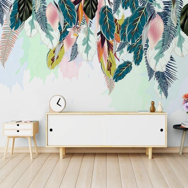 drop shipping custom mural wallpaper nordic small fresh green leaves watercolor style tv background wallpaper bedroom mural1
drop shipping custom mural wallpaper nordic small fresh green leaves watercolor style tv background wallpaper bedroom mural1