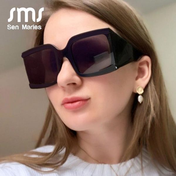 sunglasses 2021 retro square black women designer oversized sun glasses for female festival eyewear uv400 gafas, White;black
sunglasses 2021 retro square black women designer oversized sun glasses for female festival eyewear uv400 gafas, White;black