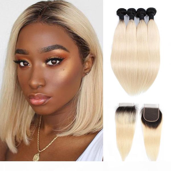 1b 613 ombre blonde straight hair bundles with closure dark roots brazilian hair 4 bundles with 4x4 lace closure remy human hair extensions, Black;brown
1b 613 ombre blonde straight hair bundles with closure dark roots brazilian hair 4 bundles with 4x4 lace closure remy human hair extensions, Black;brown
