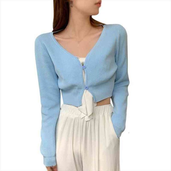 autumn women knitted cardigan sweater solid high-waist single-breasted long sleeve fit short coat slim sunscreen, White;black
autumn women knitted cardigan sweater solid high-waist single-breasted long sleeve fit short coat slim sunscreen, White;black
