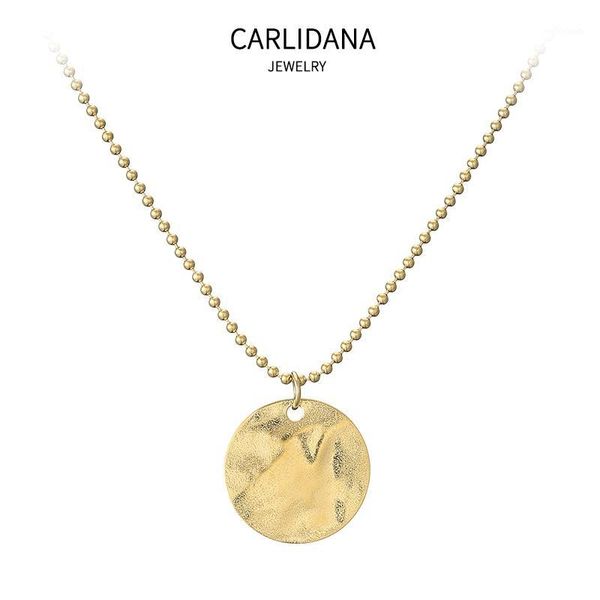pendant necklaces ipg14k gold-plated fashion design abstract frosted round brand necklace ins minimalist wind cold clavicle chain1, Silver
pendant necklaces ipg14k gold-plated fashion design abstract frosted round brand necklace ins minimalist wind cold clavicle chain1, Silver