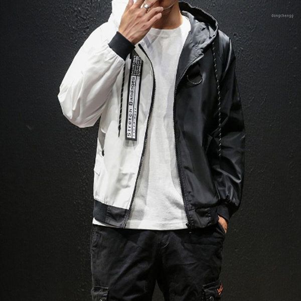 2019 moda feminina preto e branco splice com capuz fino blusão com zíper casaco tamanho dos eua1, Tan;black
2019 moda feminina preto e branco splice com capuz fino blusão com zíper casaco tamanho dos eua1, Tan;black