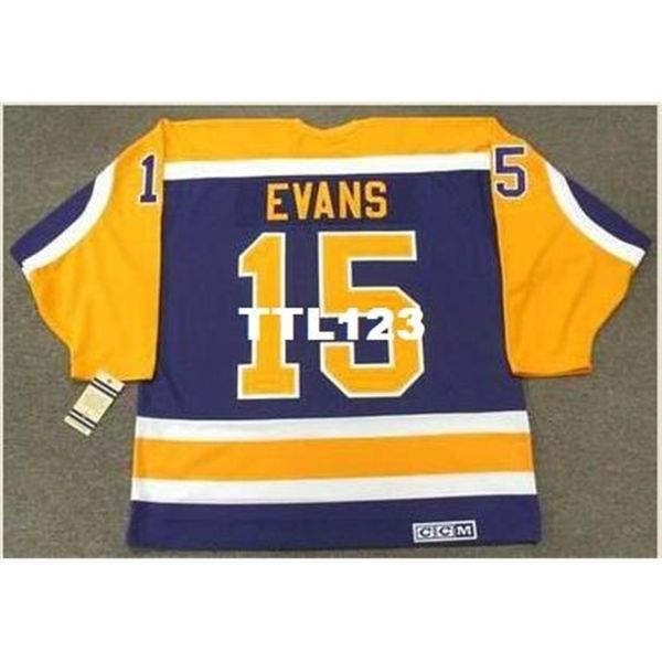 740 #15 daryl evans los angeles kings 1982 ccm vintage away home hockey jersey or custom any name or number retro jersey, Black
740 #15 daryl evans los angeles kings 1982 ccm vintage away home hockey jersey or custom any name or number retro jersey, Black