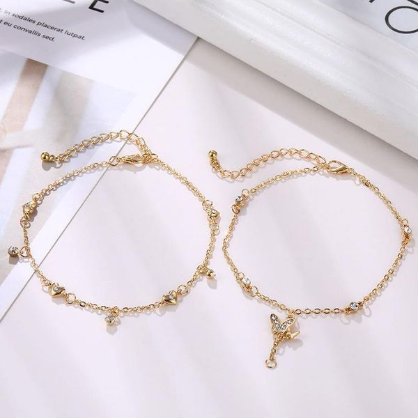 iparam ankle chain crystal butterfly beach women's anklet bohemian gold butterfly pendant ankle leg foot anklet jewe qylixq, Red;blue
iparam ankle chain crystal butterfly beach women's anklet bohemian gold butterfly pendant ankle leg foot anklet jewe qylixq, Red;blue
