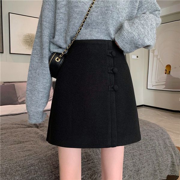 new 2021 autumn solid winter feminine a-line buckle quality skirts high thin short female skirt y405 x88y t1v2, Black
new 2021 autumn solid winter feminine a-line buckle quality skirts high thin short female skirt y405 x88y t1v2, Black