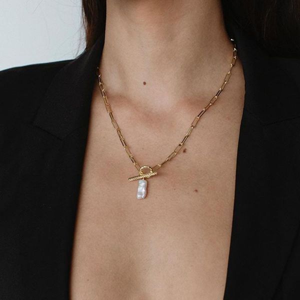 fashion stainless steel durable chain neckalce valcume gold color 1 year color staying real freshwater pearl stunning necklace, Golden;silver
fashion stainless steel durable chain neckalce valcume gold color 1 year color staying real freshwater pearl stunning necklace, Golden;silver