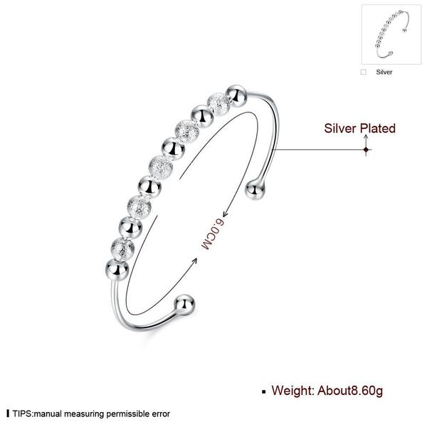 silver color jewelry fashion female european style temperament beautiful light sand bead bracelets bkb001 h bbybwz, Black
silver color jewelry fashion female european style temperament beautiful light sand bead bracelets bkb001 h bbybwz, Black