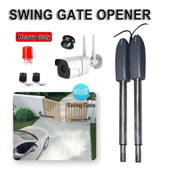 swing gate opener actuator pkm-c02 400kg per leaf auto heavy duty full kit with 1080p wireless ip camera outdoor optional
swing gate opener actuator pkm-c02 400kg per leaf auto heavy duty full kit with 1080p wireless ip camera outdoor optional