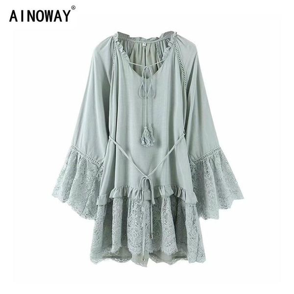 casual dresses vintage chic women floral embroidery tassel beach bohemian mini dress ladies v-neck lace patchwork boho vestidos, Black;gray
casual dresses vintage chic women floral embroidery tassel beach bohemian mini dress ladies v-neck lace patchwork boho vestidos, Black;gray