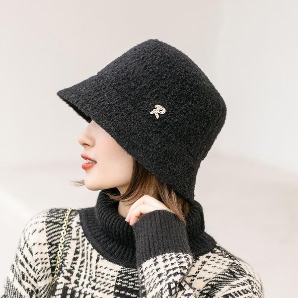 beanie/skull caps plush knitted bucket hat winter outdoor vacation lady panama solid thickened soft warm fishing cap for women, Blue;gray
beanie/skull caps plush knitted bucket hat winter outdoor vacation lady panama solid thickened soft warm fishing cap for women, Blue;gray