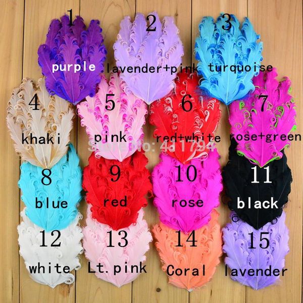 45 pcs / lots , feather pad , feather for apparel accessories (15 colors for selection, Red;brown
45 pcs / lots , feather pad , feather for apparel accessories (15 colors for selection, Red;brown