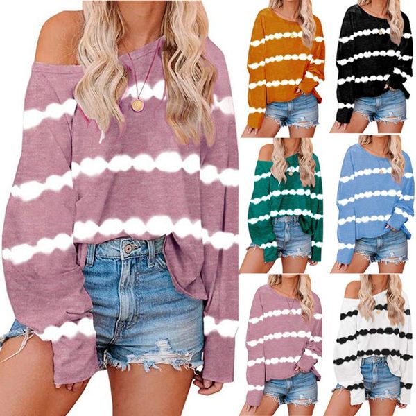 blusas casual blouse women fashion long sleevetie-dyed print stripe round collar shirt blouse blusas de mujer shirts blouses, White
blusas casual blouse women fashion long sleevetie-dyed print stripe round collar shirt blouse blusas de mujer shirts blouses, White