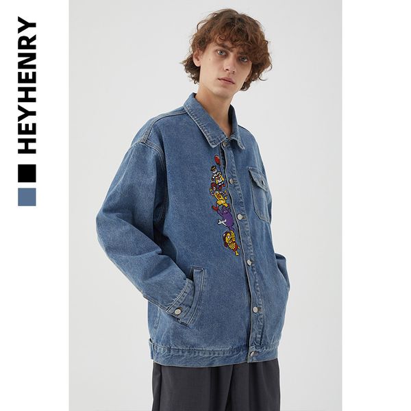 henry harajuku мультфильм любовные любители начните джинсовую куртку мужской осень новый корейский bf trend куртка, Black;brown
henry harajuku мультфильм любовные любители начните джинсовую куртку мужской осень новый корейский bf trend куртка, Black;brown