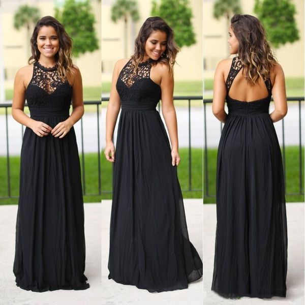 2021 country style bridesmaid dresses black chiffon lace maid of honor gowns a line halter neck backless long gothic forest bridesmaids, White;pink
2021 country style bridesmaid dresses black chiffon lace maid of honor gowns a line halter neck backless long gothic forest bridesmaids, White;pink