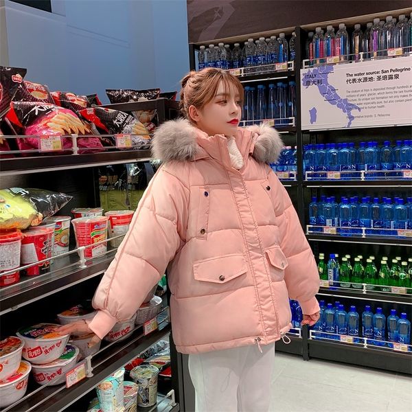 2021 new new warm thick short hooded parka coat fashion office lady winter jacket women sweet short oversize jacket female d4le, Black
2021 new new warm thick short hooded parka coat fashion office lady winter jacket women sweet short oversize jacket female d4le, Black