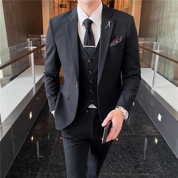 suit men's new shuaichao suit man groom wedding dress han edition british wind cultivate morality leisure1, White;black
suit men's new shuaichao suit man groom wedding dress han edition british wind cultivate morality leisure1, White;black