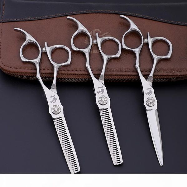3pcs set 6" stainless engraving logo professional hair scissors cutting scissors thinning shears professional salon janpan 440c
3pcs set 6" stainless engraving logo professional hair scissors cutting scissors thinning shears professional salon janpan 440c