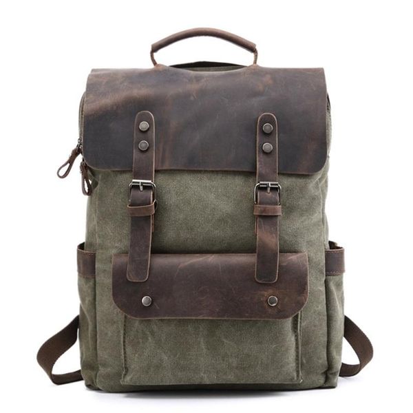 m201 vintage multifunction canvas leather backpacks for men lapdaypacks canvas rucksacks large travel backpack back packs bbyevh
m201 vintage multifunction canvas leather backpacks for men lapdaypacks canvas rucksacks large travel backpack back packs bbyevh