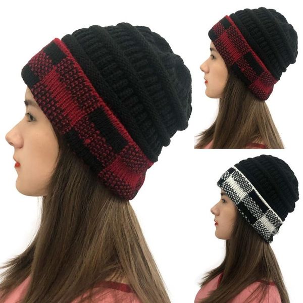 beanie/skull caps winter women hat 2021 autumn female warm cap ladies casual plaid stitching outdoor plush hats crochet knit beanie #3, Blue;gray
beanie/skull caps winter women hat 2021 autumn female warm cap ladies casual plaid stitching outdoor plush hats crochet knit beanie #3, Blue;gray