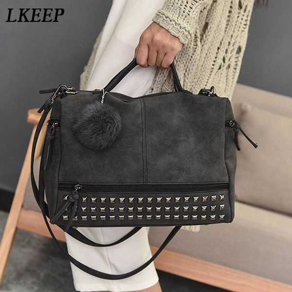 vintage nubuck leather ladies messenger bag rivet larger women bags hair ball shoulder bag motorcycle handbags handle
vintage nubuck leather ladies messenger bag rivet larger women bags hair ball shoulder bag motorcycle handbags handle