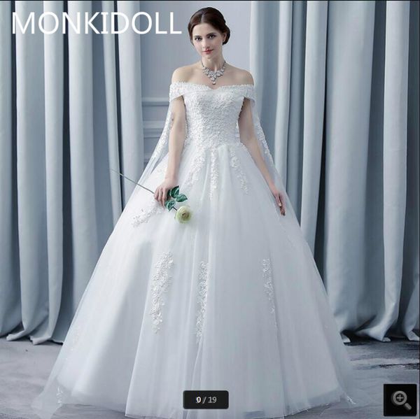 2020 attractive beaded pearls lace appliques ball gown wedding dress off the shoulder v neckline princess bride dresses 2021, White
2020 attractive beaded pearls lace appliques ball gown wedding dress off the shoulder v neckline princess bride dresses 2021, White