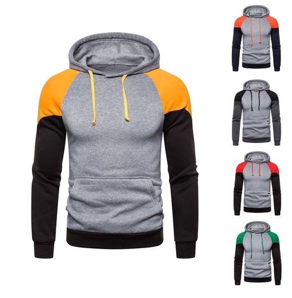 mens designer pullover hoodies autumn winter long sleeve contrast color hooded loose homme clothing fashion casual apparel, Black
mens designer pullover hoodies autumn winter long sleeve contrast color hooded loose homme clothing fashion casual apparel, Black