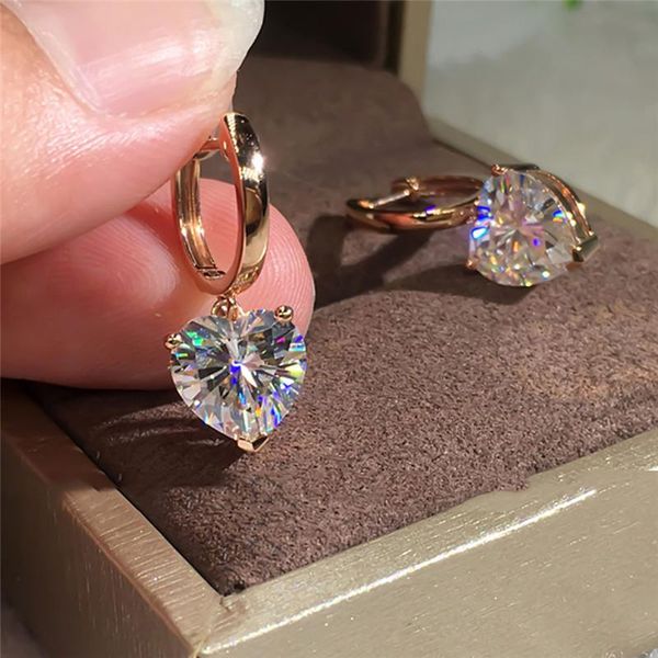 women fashion jewelry romantic heart shape zircon stone rose gold drop earring wedding jewelry long dangle earrings, Silver
women fashion jewelry romantic heart shape zircon stone rose gold drop earring wedding jewelry long dangle earrings, Silver