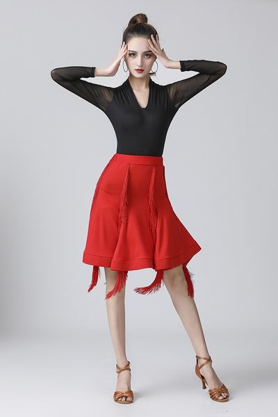 woman latin dance skirt women latin dance costume performance practice competition dancing skirts fringe tassel belly dancing, Black;red
woman latin dance skirt women latin dance costume performance practice competition dancing skirts fringe tassel belly dancing, Black;red