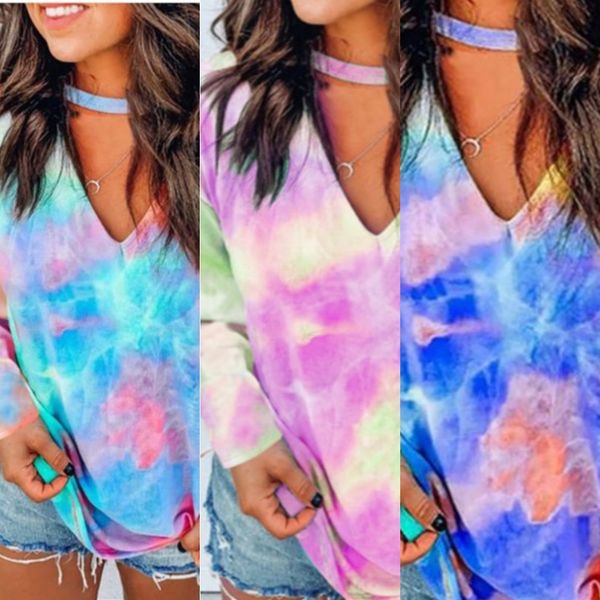 2020 new selling tie-dyed v-neck long-sleeved 2020 t-shirt new selling tie-dyed v-neck long-sleeved t-shirt sedrj, White
2020 new selling tie-dyed v-neck long-sleeved 2020 t-shirt new selling tie-dyed v-neck long-sleeved t-shirt sedrj, White
